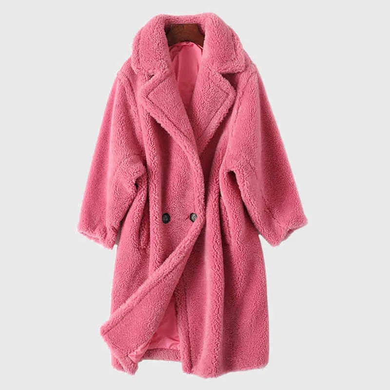 Wool hooded coat