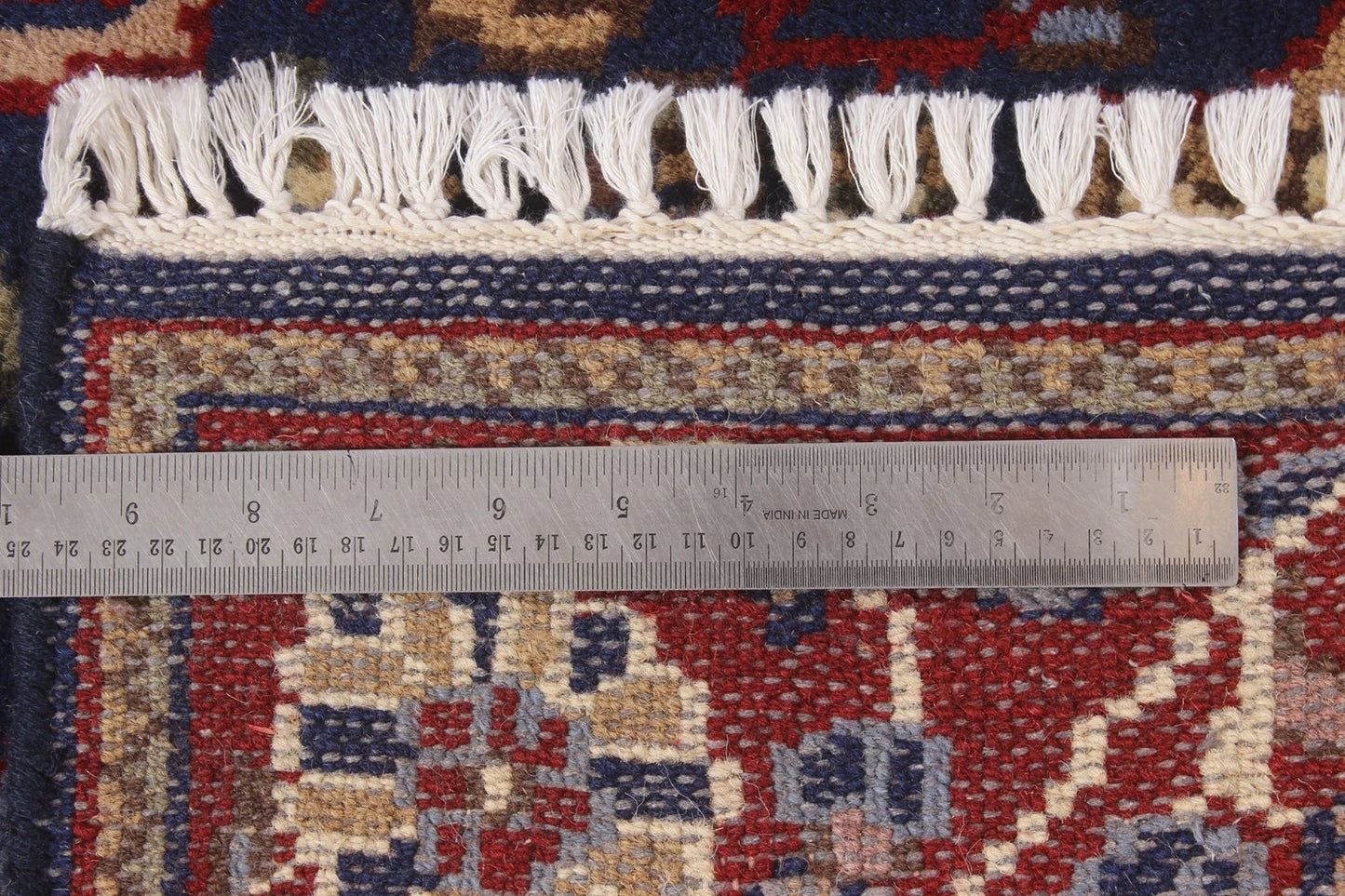 Regal Persian-Style Area Rug | Navy & Red (4' x 6')